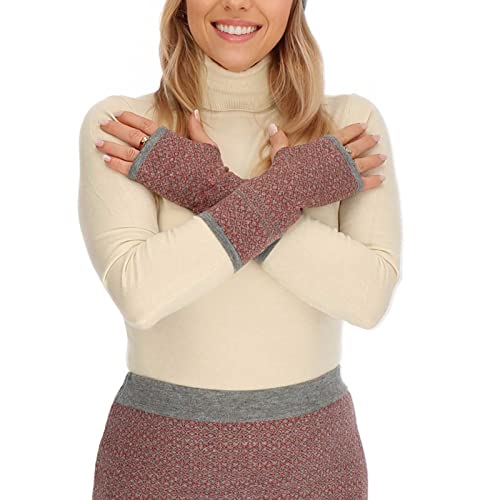 Kunst und Magie Damen Armstulpen Merinowolle Stulpen Handwärmer Pulswärmer Handschuhe Merinowolle Strick von Kunst und Magie