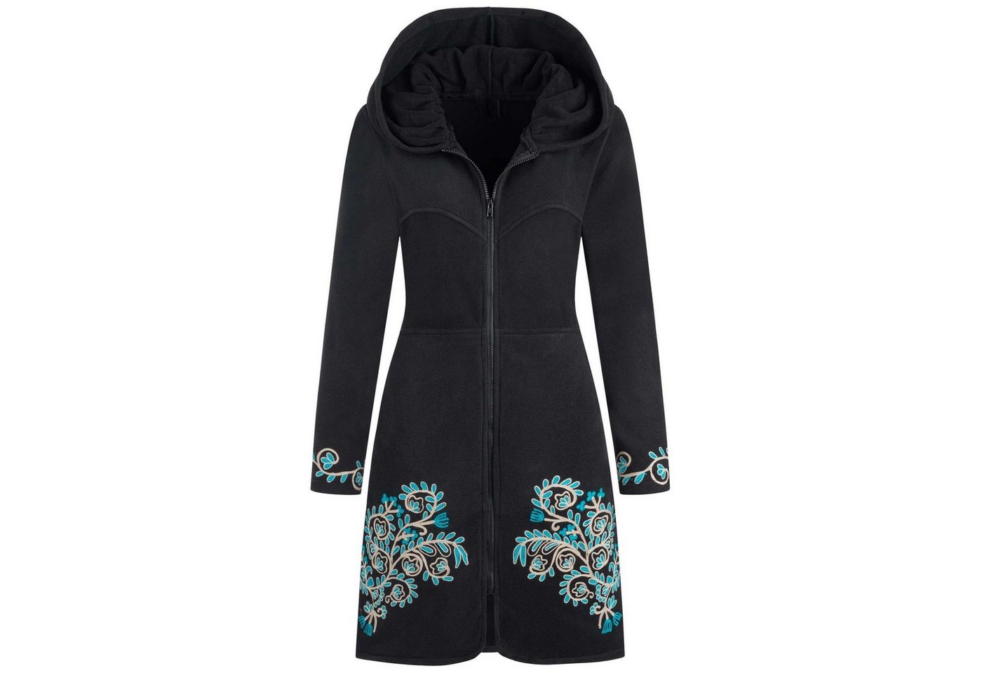 KUNST UND MAGIE Fleecejacke KUNST UND MAGIE Damen Mantel Fleece Kurzmantel Jacke Boho Goa recycelt KUNST UND MAGIE Fleecejacke KUNST UND MAGIE Damen Mantel Fleece Kurzmantel Jacke Boho Goa recycelt von KUNST UND MAGIE