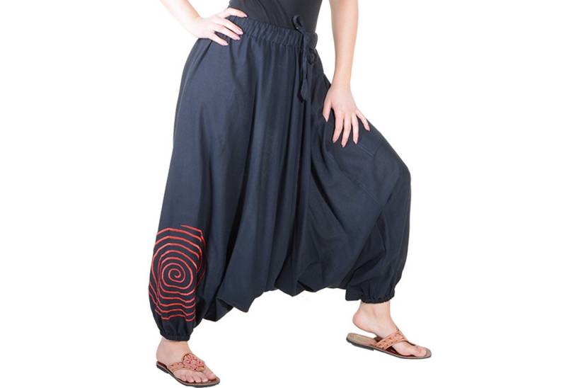 KUNST UND MAGIE Haremshose/Jodhpur-Hose Ultraleichte Haremshose Pluderhose Welnesshose von KUNST UND MAGIE
