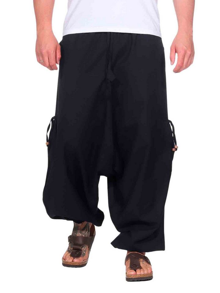 KUNST UND MAGIE Haremshose Haremshose Herren Unisex Baumwolle – Goa Hose mit Taschen Aladinhose KUNST UND MAGIE Haremshose Haremshose Herren Unisex Baumwolle – Goa Hose mit Taschen Aladinhose von KUNST UND MAGIE