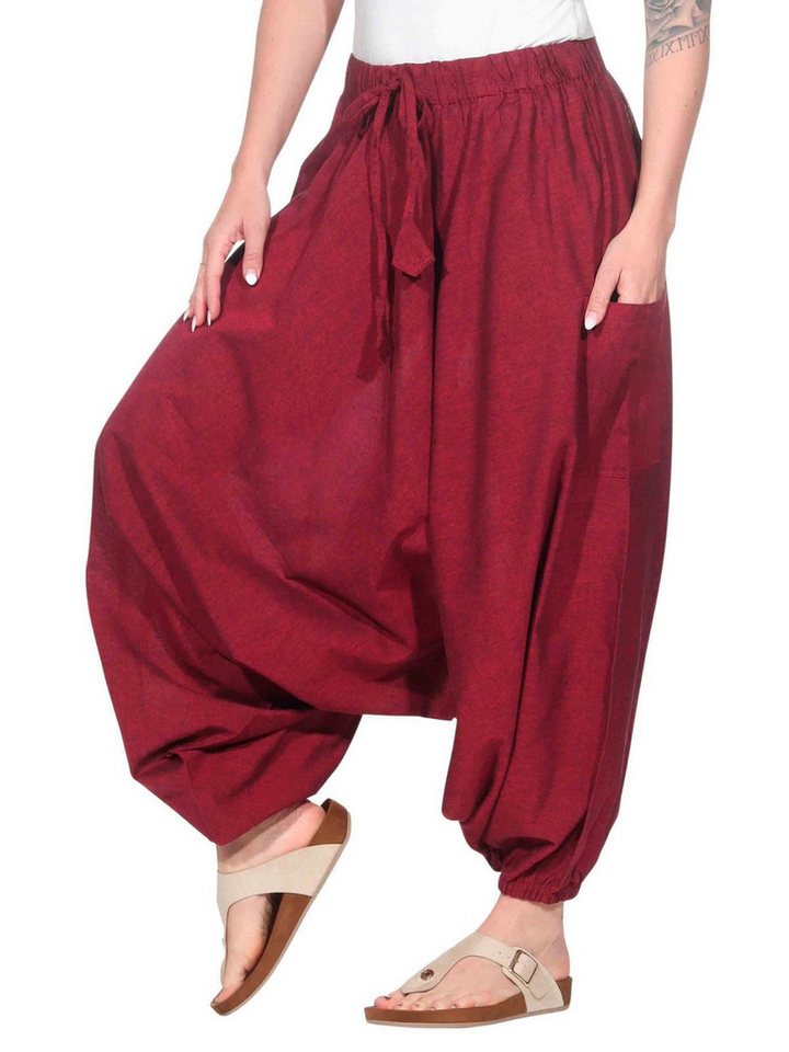 KUNST UND MAGIE Haremshose KUNST UND MAGIE Orientalische Haremshose one size in vielen Farben von KUNST UND MAGIE