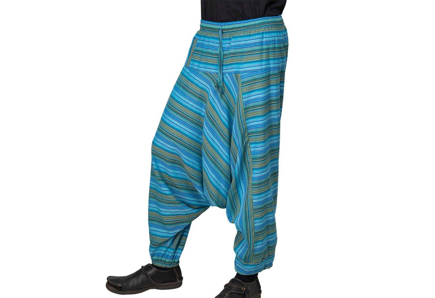 KUNST UND MAGIE Haremshose Bunt Unisex Aladin Haremshose Wellnesshose Wohlfühl Pluder Hose Yoga KUNST UND MAGIE Haremshose Bunt Unisex Aladin Haremshose Wellnesshose Wohlfühl Pluder Hose Yoga von KUNST UND MAGIE