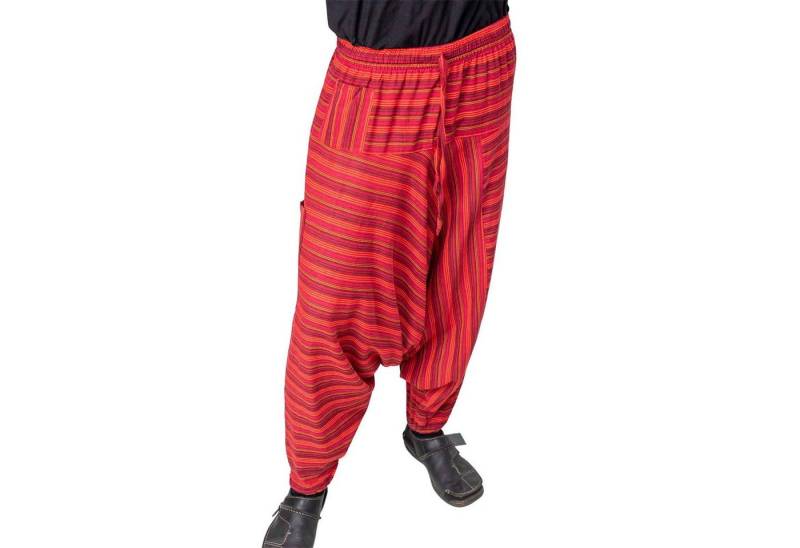 KUNST UND MAGIE Haremshose Bunt Unisex Aladin Haremshose Wellnesshose Wohlfühl Pluder Hose Yoga von KUNST UND MAGIE