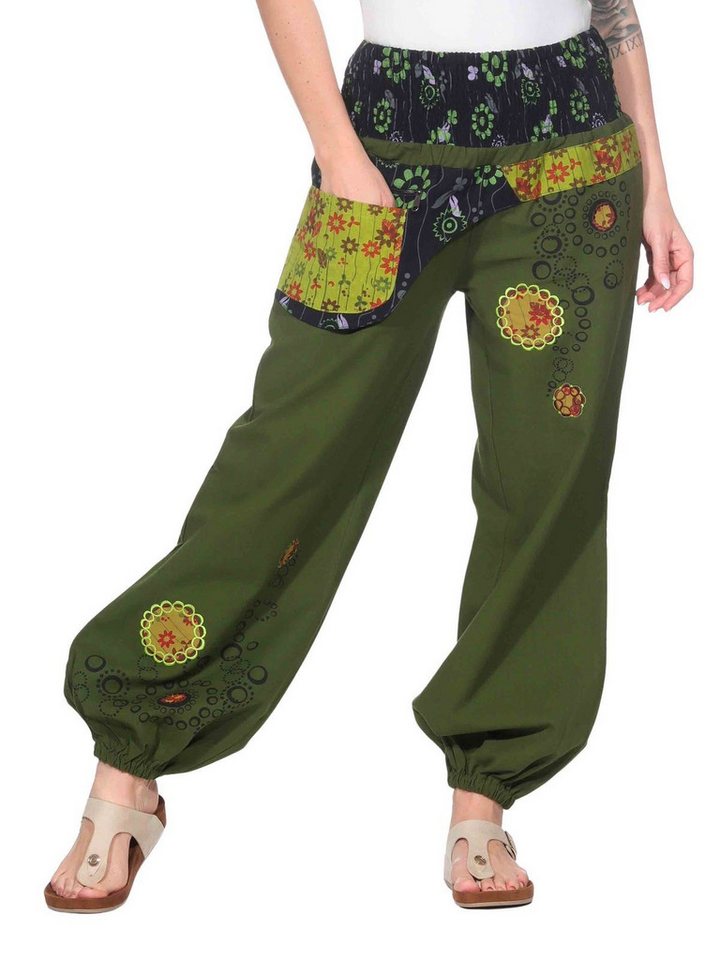KUNST UND MAGIE Haremshose Damen IBIZA Strandhose Wellnesshose Pluderhose in verschiedenen Farben von KUNST UND MAGIE