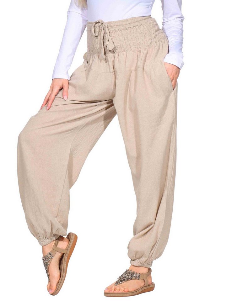 KUNST UND MAGIE Haremshose Kunst&Magie Damen Pluder-/Haremshose Sommerhose Hippie Wellness Yoga KUNST UND MAGIE Haremshose Kunst&Magie Damen Pluder-/Haremshose Sommerhose Hippie Wellness Yoga von KUNST UND MAGIE