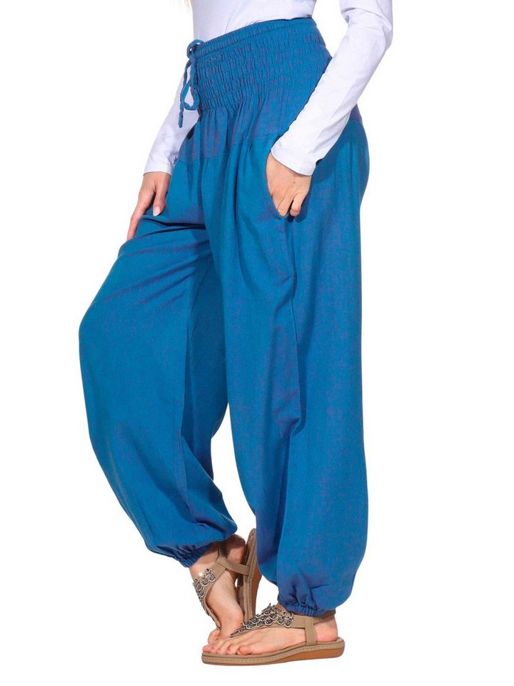 KUNST UND MAGIE Haremshose Kunst&Magie Damen Pluder-/Haremshose Sommerhose Hippie Wellness Yoga KUNST UND MAGIE Haremshose Kunst&Magie Damen Pluder-/Haremshose Sommerhose Hippie Wellness Yoga von KUNST UND MAGIE
