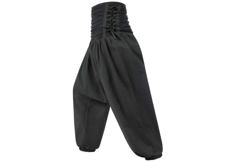 KUNST UND MAGIE Haremshose Kunst und Magie Damen Pluderhose Yoga Freizeit Haremshose Wellnesshose von KUNST UND MAGIE