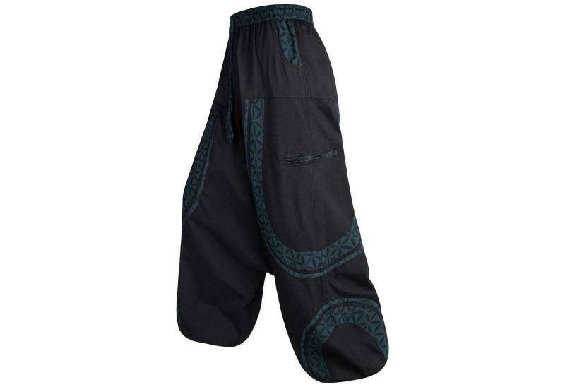 KUNST UND MAGIE Haremshose Kunst&Magie Freizeit Haremshose Baumwolle Unisex-Für Sie&Ihn Baggy Goa von KUNST UND MAGIE