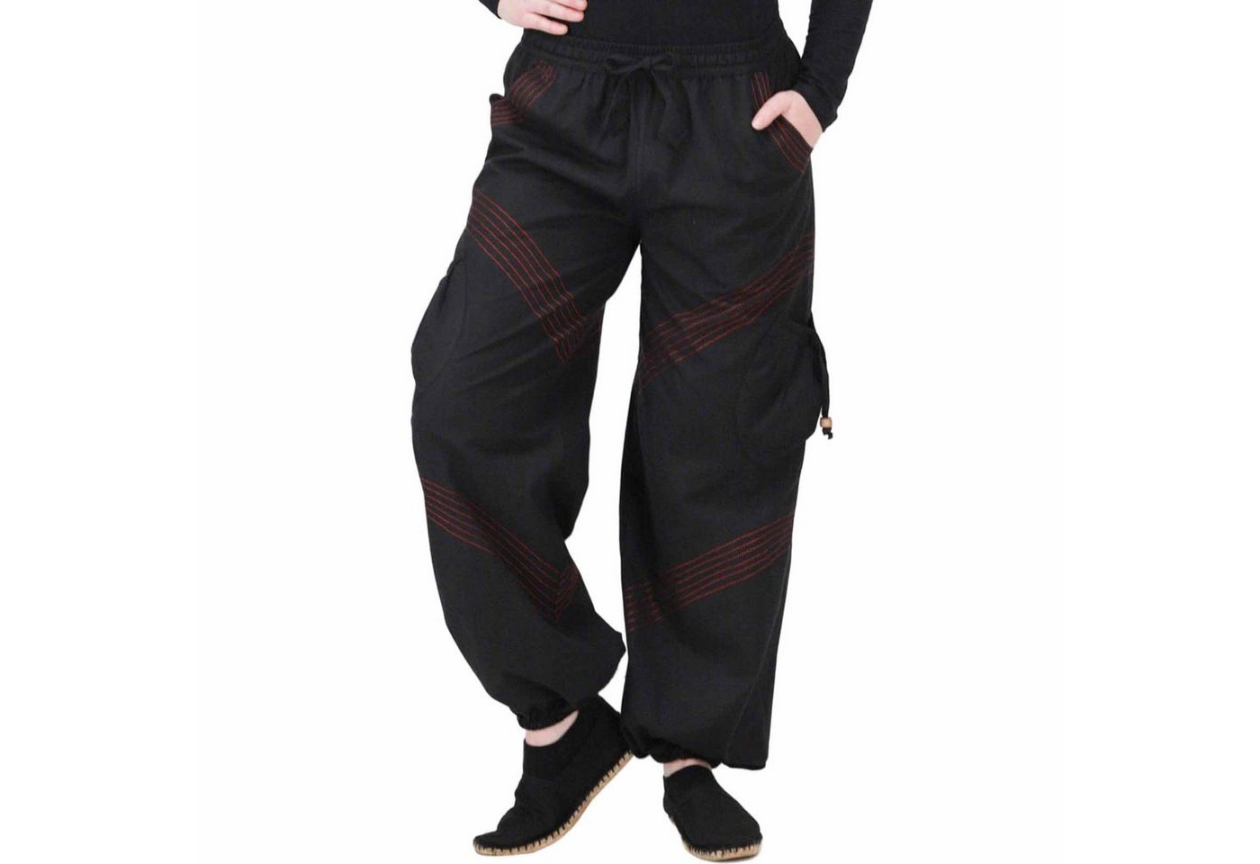 KUNST UND MAGIE Haremshose Kunst und Magie Unisex Goa Pluderhose in klassischen Farben KUNST UND MAGIE Haremshose Kunst und Magie Unisex Goa Pluderhose in klassischen Farben von KUNST UND MAGIE