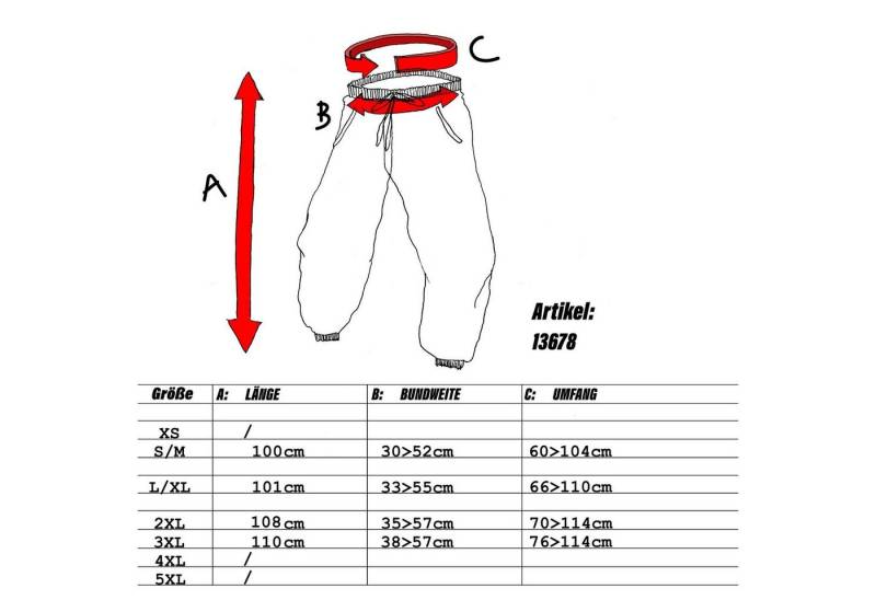 KUNST UND MAGIE Haremshose Kunst und Magie Unisex OM Pluderhose in vielen individuellen Farben von KUNST UND MAGIE