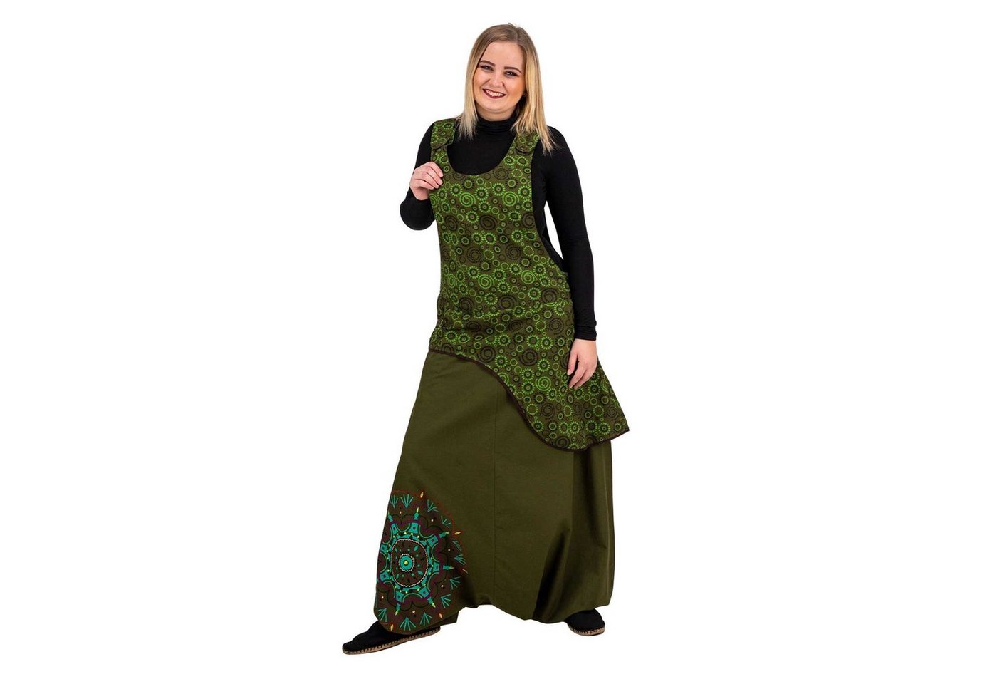 KUNST UND MAGIE Haremshose Latzhose Haremshose Jumpsuit 70er Overall Hippie Boho Ibiza Style KUNST UND MAGIE Haremshose Latzhose Haremshose Jumpsuit 70er Overall Hippie Boho Ibiza Style von KUNST UND MAGIE