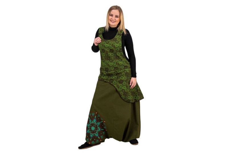 KUNST UND MAGIE Haremshose Latzhose Haremshose Jumpsuit 70er Overall Hippie Boho Ibiza Style von KUNST UND MAGIE