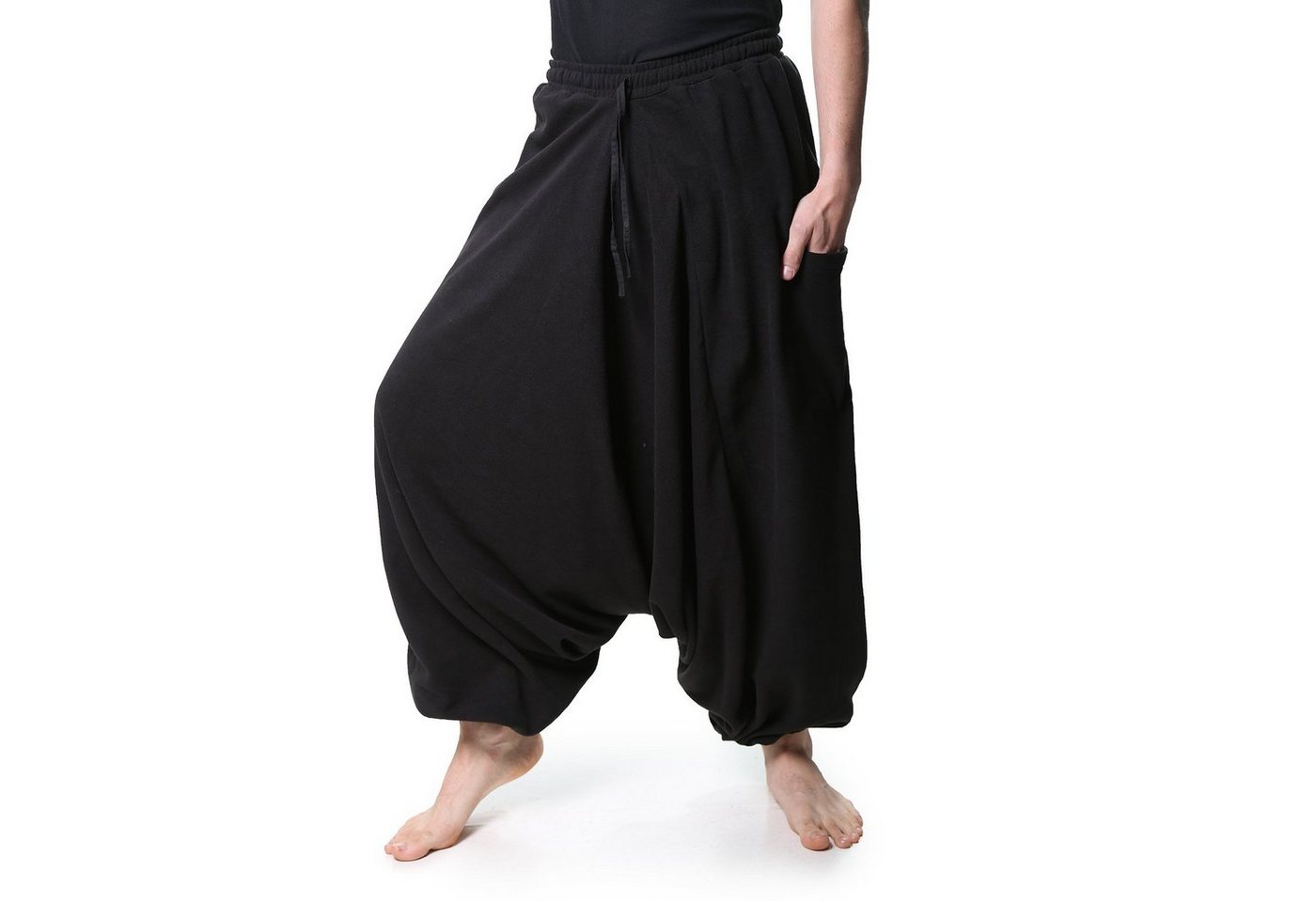 KUNST UND MAGIE Haremshose Unisex Fleecehose Thermo Haremshose Wellnesshose Boho Winter Hose KUNST UND MAGIE Haremshose Unisex Fleecehose Thermo Haremshose Wellnesshose Boho Winter Hose von KUNST UND MAGIE