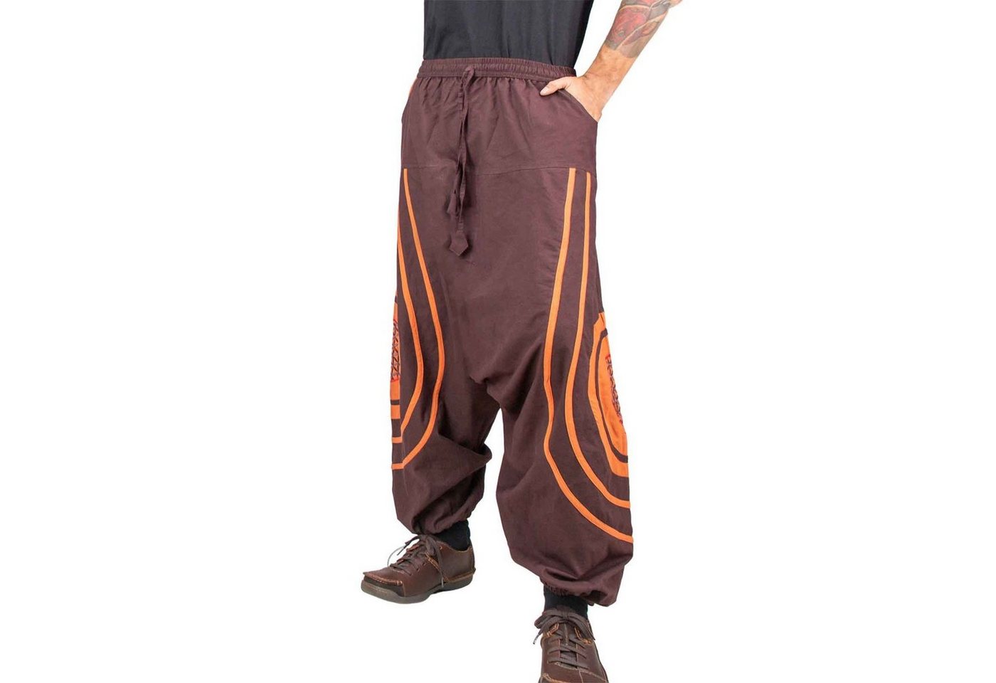 KUNST UND MAGIE Haremshose Baggy Pants Hippie Baumwolle Haremshose Lebensblume Flower of Life KUNST UND MAGIE Haremshose Baggy Pants Hippie Baumwolle Haremshose Lebensblume Flower of Life von KUNST UND MAGIE