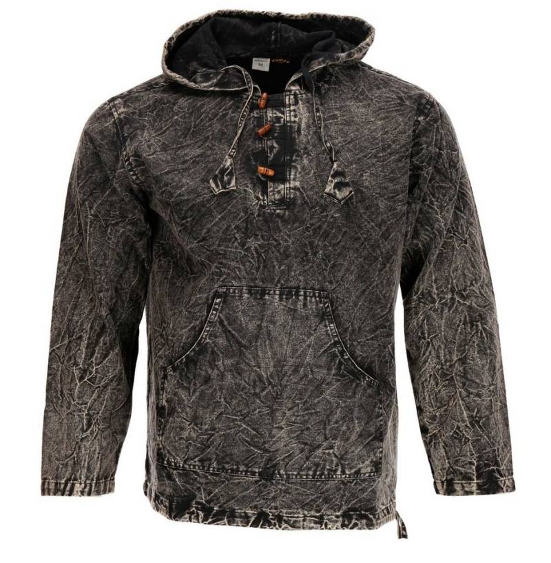 KUNST UND MAGIE Hoodie Hoodie Herren Futter Kapuzenpulli Hoody Winter Fair Goa von KUNST UND MAGIE