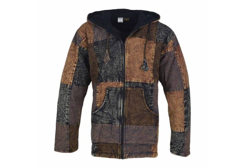 KUNST UND MAGIE Kapuzenfleecejacke Patchwork Jacke Baja Hoodie alternativ Fleecefutter Fair KUNST UND MAGIE Kapuzenfleecejacke Patchwork Jacke Baja Hoodie alternativ Fleecefutter Fair von KUNST UND MAGIE