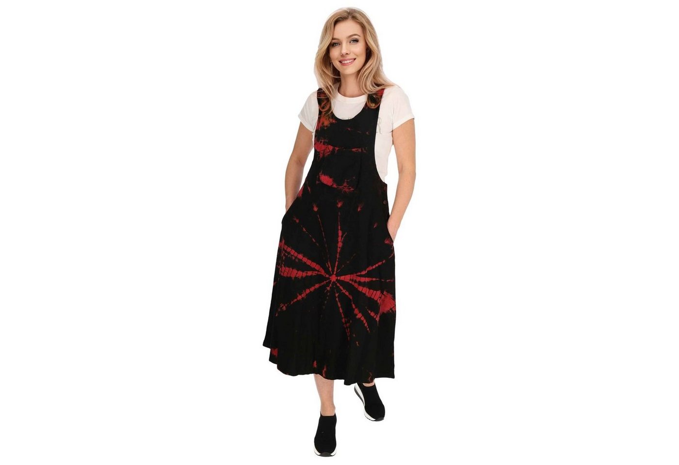 KUNST UND MAGIE Latzhose Latzkleid bunt Tie Dy Batik Boho Ibiza 70er Overall Hippie Sommerkleid KUNST UND MAGIE Latzhose Latzkleid bunt Tie Dy Batik Boho Ibiza 70er Overall Hippie Sommerkleid von KUNST UND MAGIE