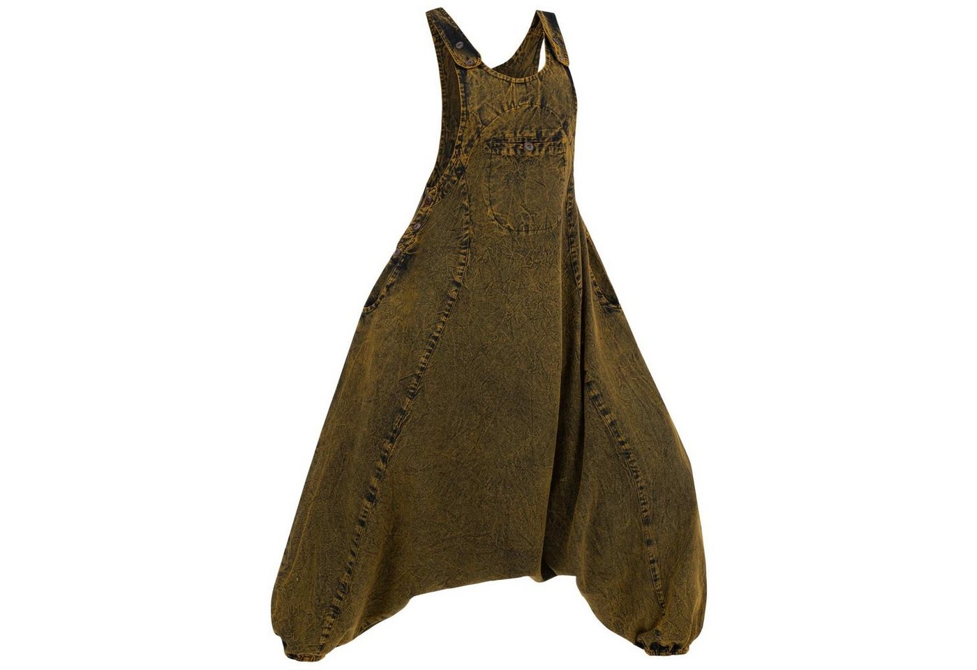 KUNST UND MAGIE Latzhose Hippie Latz/Haremshose Hose 70er Jumpsuit Overall Stonewashed Catsuit KUNST UND MAGIE Latzhose Hippie Latz/Haremshose Hose 70er Jumpsuit Overall Stonewashed Catsuit von KUNST UND MAGIE