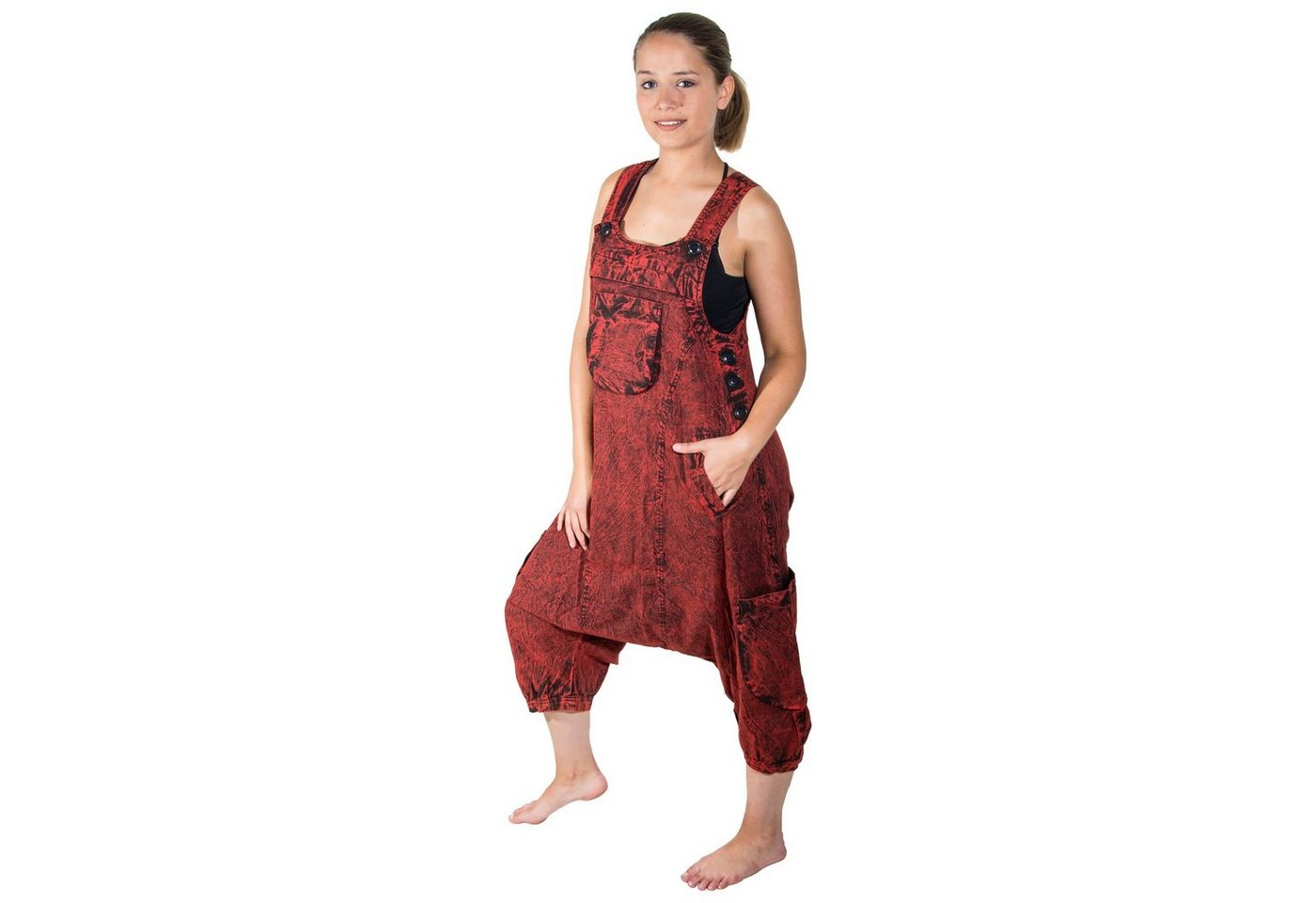 KUNST UND MAGIE Latzhose Overall Unisex Vintage Latzhose Ibiza stonewashed Haremshose KUNST UND MAGIE Latzhose Overall Unisex Vintage Latzhose Ibiza stonewashed Haremshose von KUNST UND MAGIE
