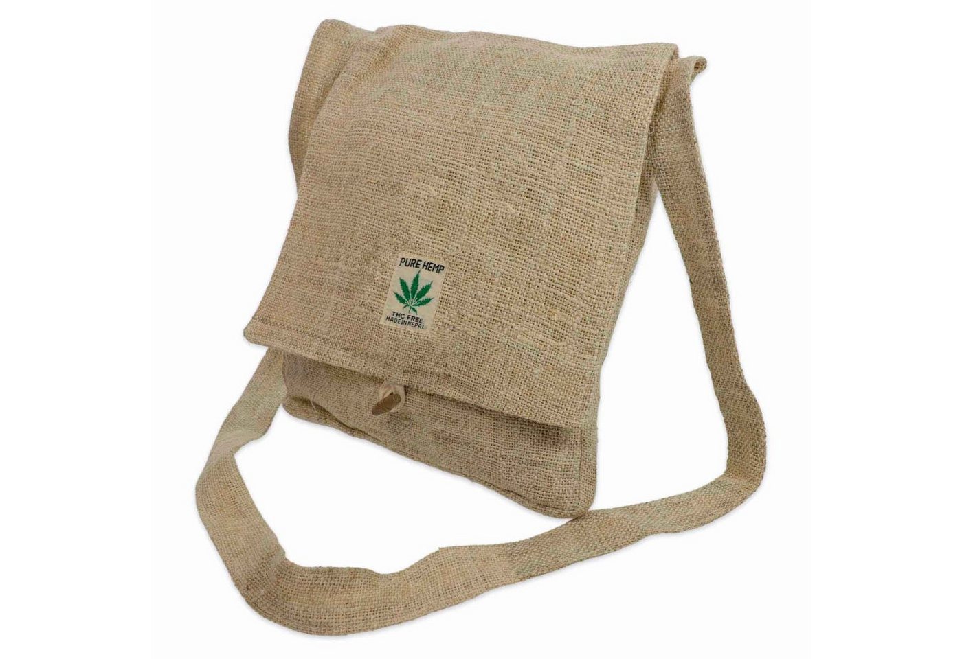 KUNST UND MAGIE Schultertasche Hanf Schultertasche Umhängetasche Tasche Nachhaltig Fair von KUNST UND MAGIE