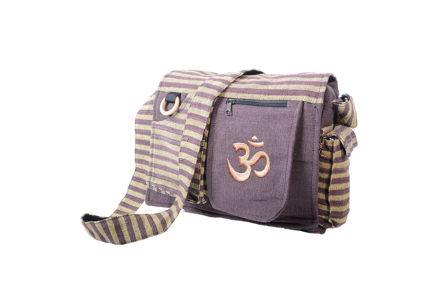 KUNST UND MAGIE Schultertasche Kunst und Magie Damen OM Hippie Handtasche Tasche + Schulterriemen von KUNST UND MAGIE