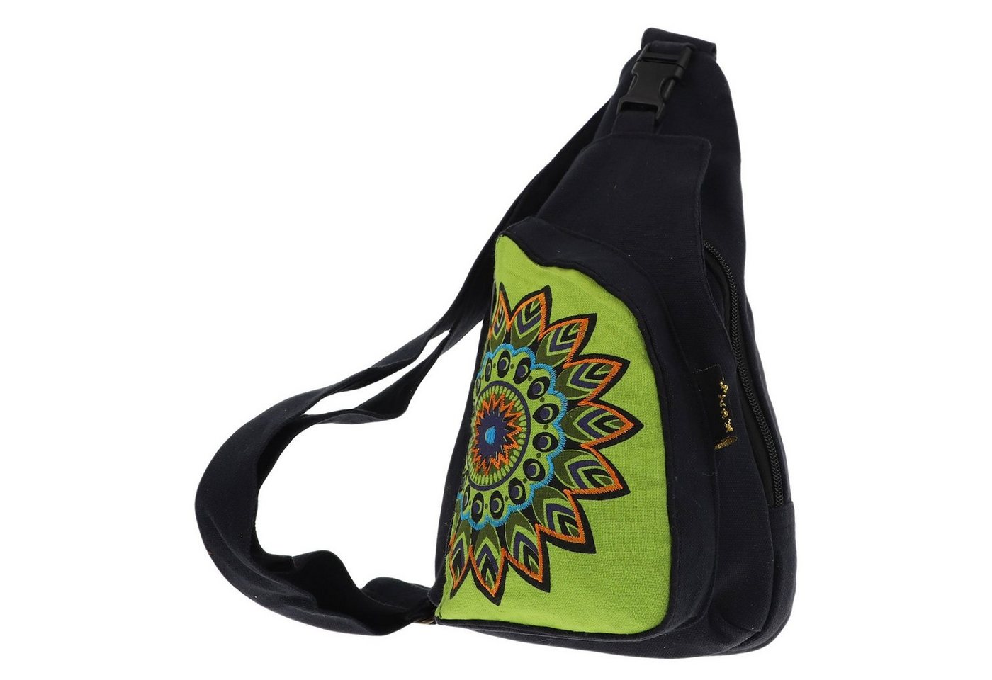 KUNST UND MAGIE Schultertasche Hippie Bodybag Schultertasche Slingbag Rucksack Brutsttasche Mandala S von KUNST UND MAGIE