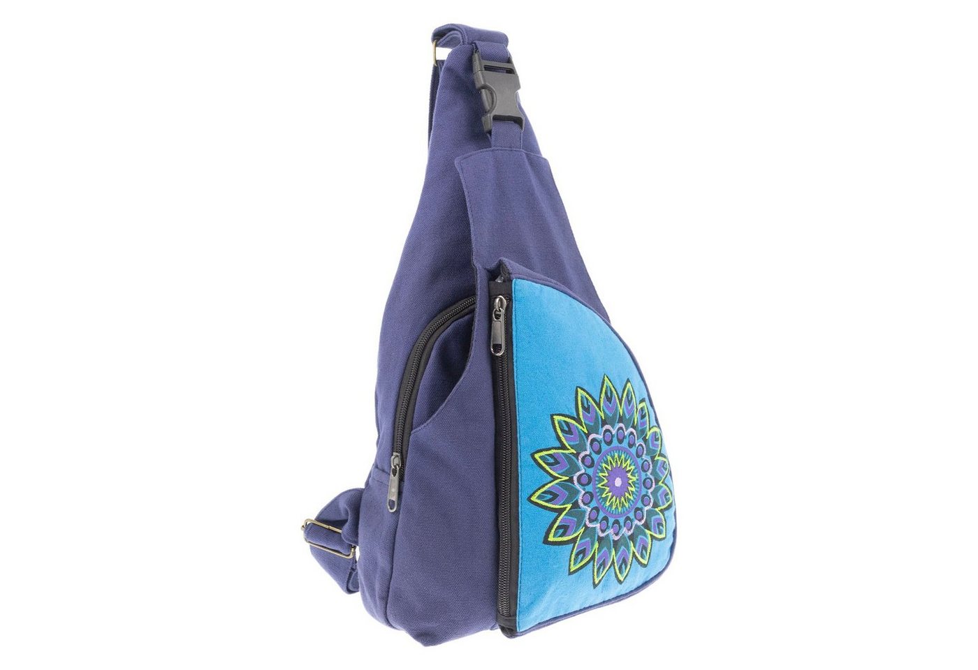 KUNST UND MAGIE Schultertasche Kunst&Magie Slingbag Hippie Bodybag Schultertasche Mandala Rucksack M von KUNST UND MAGIE