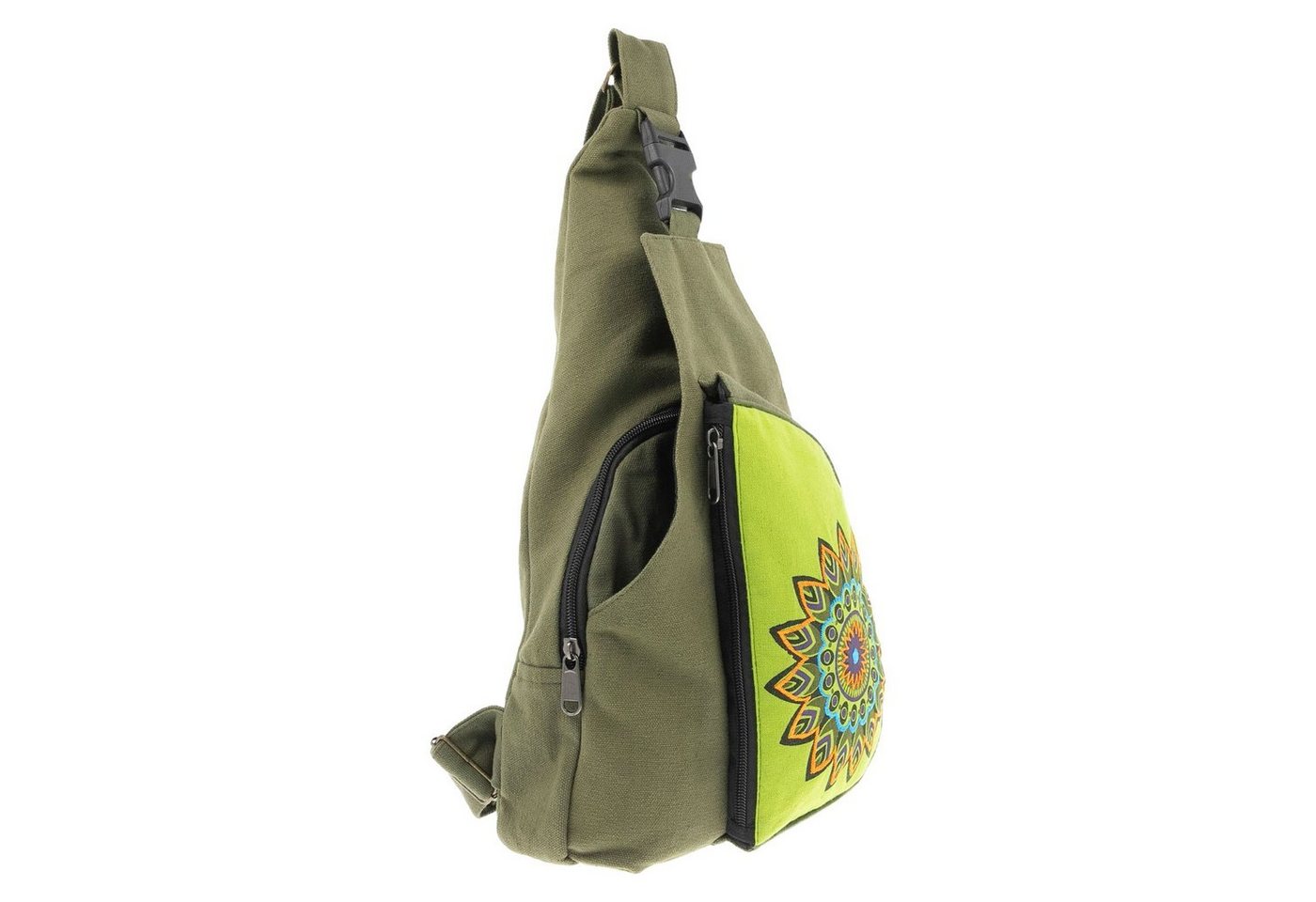 KUNST UND MAGIE Schultertasche Kunst&Magie Slingbag Hippie Bodybag Schultertasche Mandala Rucksack M von KUNST UND MAGIE