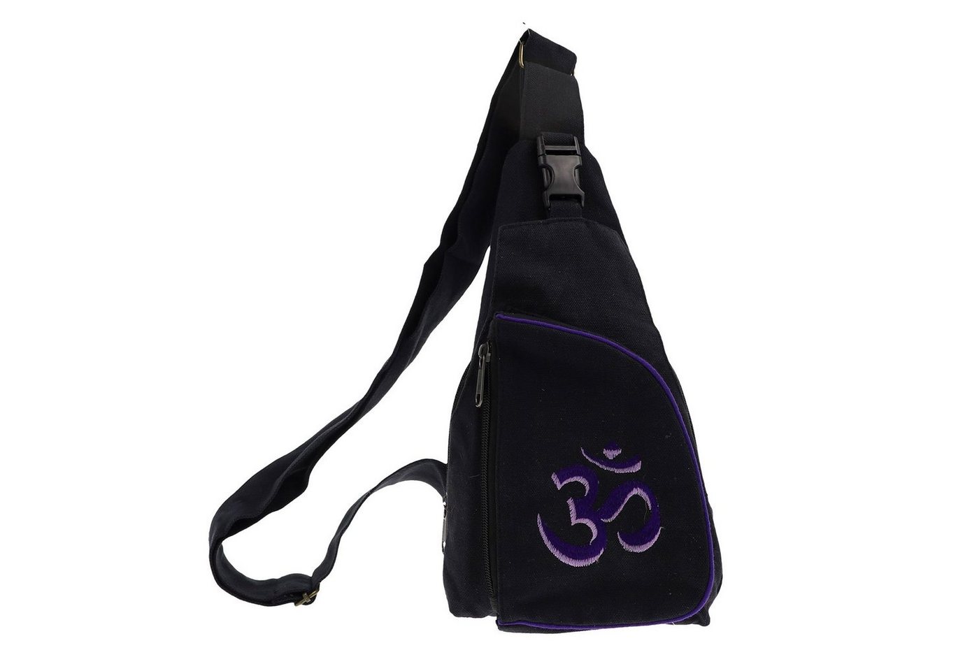 KUNST UND MAGIE Schultertasche Slingbag Hippie Bodybag Schultertasche OM Rucksack Tagesrucksack von KUNST UND MAGIE