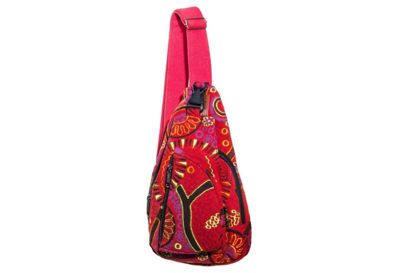 KUNST UND MAGIE Schultertasche Kunst und Magie Slingrucksack Bodybag Schultertasche Umhängetasche von KUNST UND MAGIE