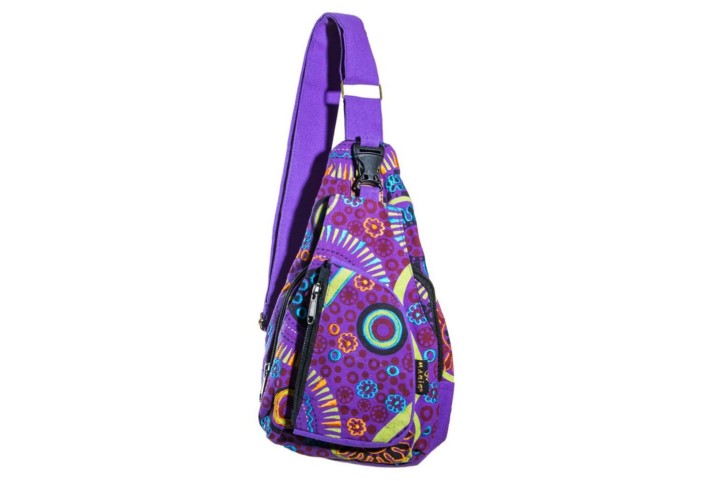 KUNST UND MAGIE Schultertasche Kunst und Magie Slingrucksack Bodybag Schultertasche Umhängetasche von KUNST UND MAGIE