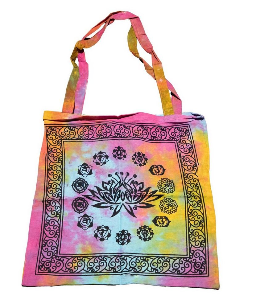 KUNST UND MAGIE Schultertasche Schultertasche Umhängetasche Shopper Goa Handtasche Beutel Tasche Boho von KUNST UND MAGIE