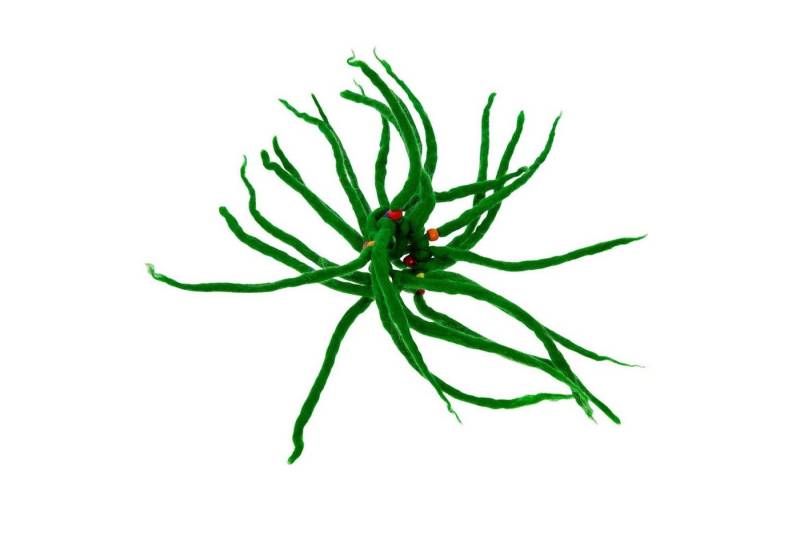 KUNST UND MAGIE Stirnband KUNST& MAGIE Filz Haargummi Dreads Haarschmuck Rasta scrounchi Xl Grün von KUNST UND MAGIE