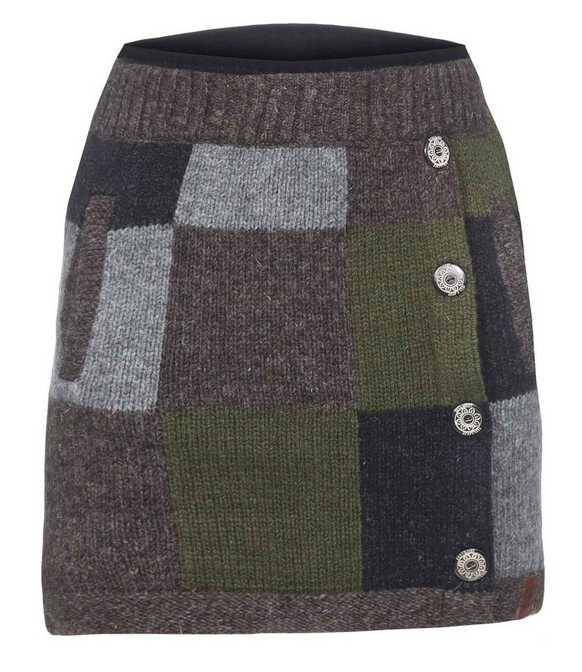 KUNST UND MAGIE Strickrock Bunter Patchwork Strickrock kurz+klassischem Muster Wolle gefüttert KUNST UND MAGIE Strickrock Bunter Patchwork Strickrock kurz+klassischem Muster Wolle gefüttert von KUNST UND MAGIE