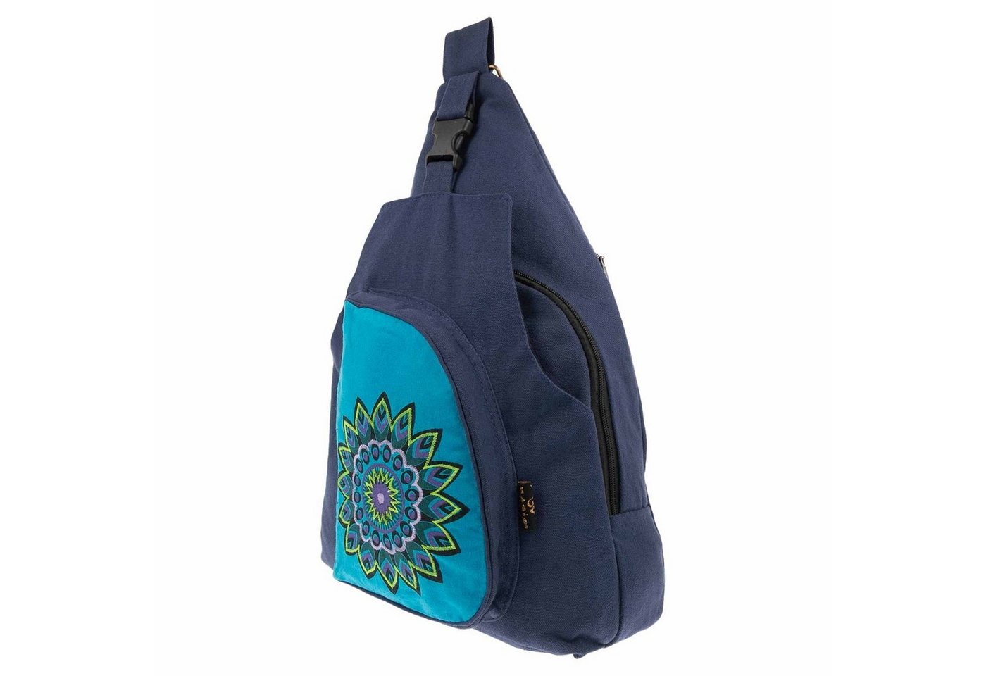 KUNST UND MAGIE Umhängetasche Kunst&Magie Sling Bag Hippie Bodybag Schultertasche Mandala Rucksack L von KUNST UND MAGIE