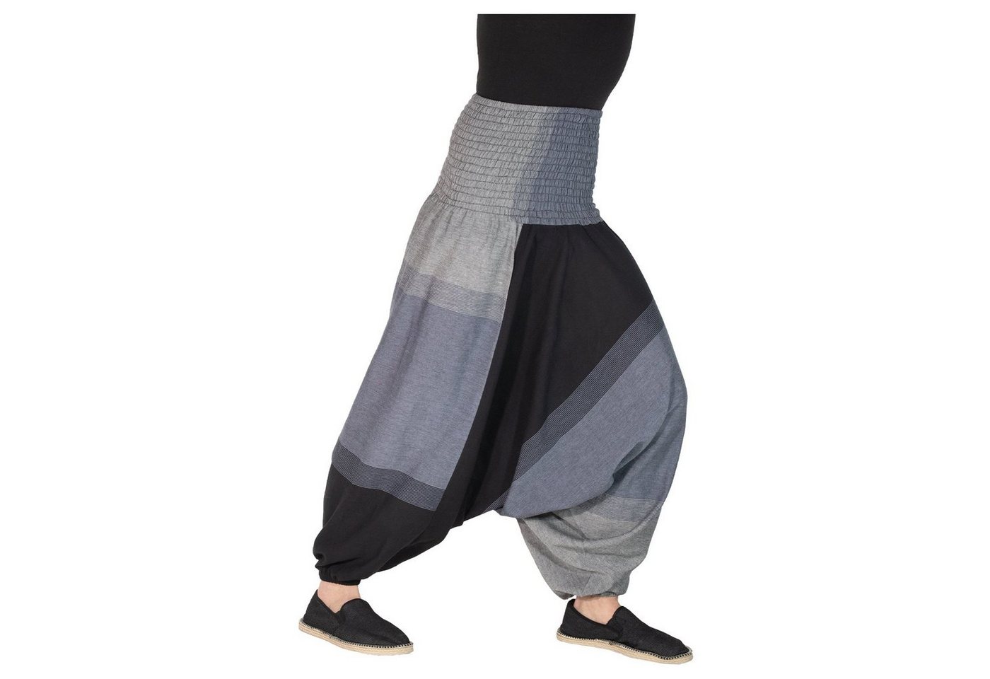 KUNST UND MAGIE Yogahose KUNST&MAGIE Damen bunt one size Boho Yoga Harems/Freizeit/Aladinhose von KUNST UND MAGIE