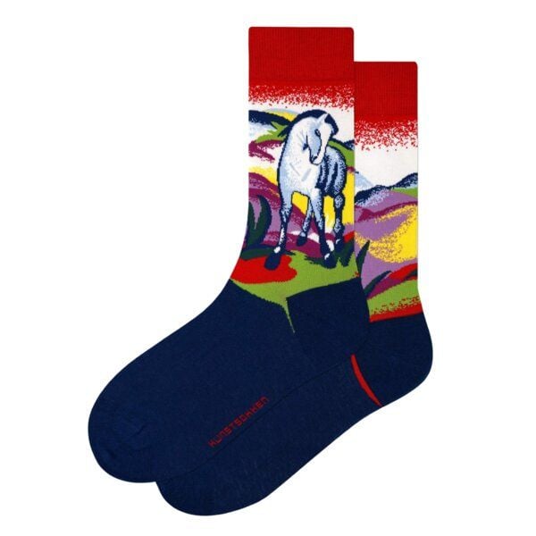 KUNSTSOKKEN Kunst Socken - Nahtlose Bunte Socken aus Bio-Baumwolle Mix - Witzige Socken Lustige Socken Verrückte Socken KUNSTSOKKEN Kunst Socken - Nahtlose Bunte Socken aus Bio-Baumwolle Mix - Witzige Socken Lustige Socken Verrückte Socken von KUNSTSOKKEN