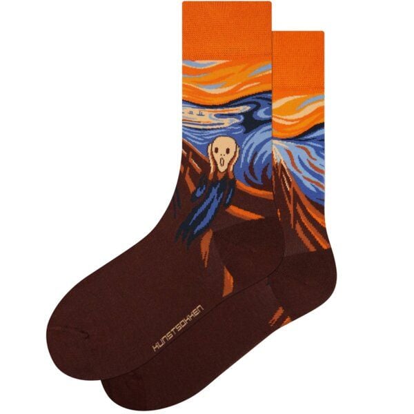 KUNSTSOKKEN Kunst Socken - Nahtlose Bunte Socken aus Bio-Baumwolle Mix - weihnachtsgeschenke für Künstler - Lustige Socken Geschenk von KUNSTSOKKEN