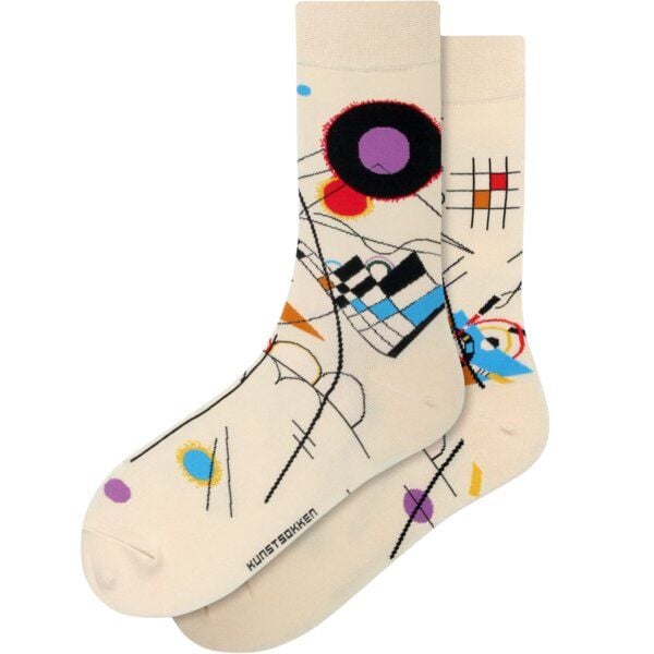 KUNSTSOKKEN Kunst Socken - Nahtlose Bunte Socken aus Bio-Baumwolle Mix - weihnachtsgeschenke für Künstler - Lustige Socken Geschenk von KUNSTSOKKEN