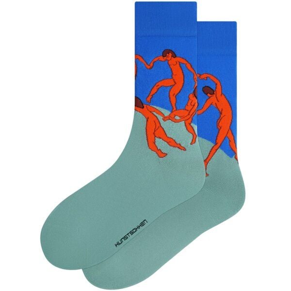 KUNSTSOKKEN Kunst Socken - Nahtlose Bunte Socken aus Bio-Baumwolle Mix - weihnachtsgeschenke für Künstler - Lustige Socken Geschenk von KUNSTSOKKEN