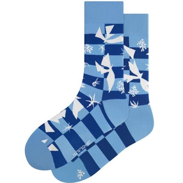 KUNSTSOKKEN Kunst Socken - Nahtlose Bunte Socken aus Bio-Baumwolle Mix - weihnachtsgeschenke für Künstler - Lustige Socken Geschenk von KUNSTSOKKEN