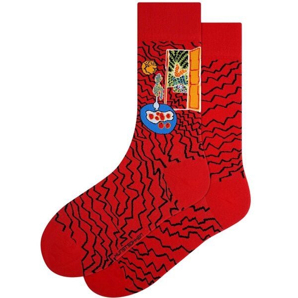 KUNSTSOKKEN Kunst Socken - Nahtlose Bunte Socken aus Bio-Baumwolle Mix - weihnachtsgeschenke für Künstler - Lustige Socken Geschenk von KUNSTSOKKEN