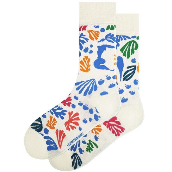 KUNSTSOKKEN Kunst Socken - Nahtlose Bunte Socken aus Bio-Baumwolle Mix - weihnachtsgeschenke für Künstler - Lustige Socken Geschenk von KUNSTSOKKEN