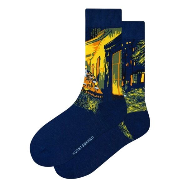 KUNSTSOKKEN Kunst Socken - Nahtlose Bunte Socken aus Bio-Baumwolle Mix - weihnachtsgeschenke für Künstler - Lustige Socken Geschenk von KUNSTSOKKEN