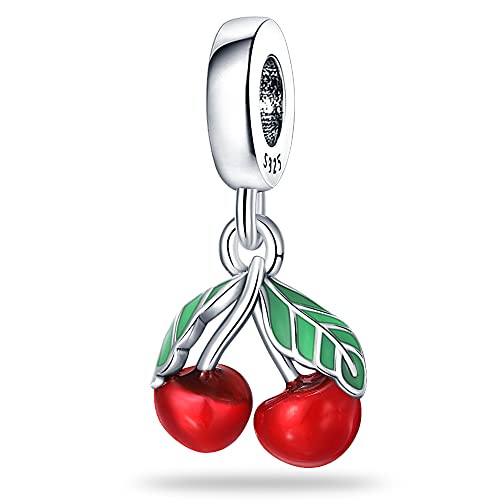 KUNVONIC Charm Anhänger Damen 925 Sterling Silber für Armband Charms Beads passend für Pandora Armband und Halskette, Kompatibel mit Europäischen Armbänder für Frauen Mädchen von KUNVONIC