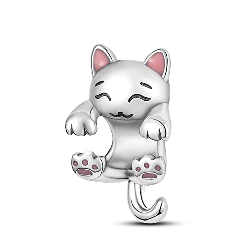 KUNVONIC Charm Anhänger Damen 925 Sterling Silber für Armband Charms Beads passend für Pandora Armband und Halskette, Kompatibel mit Europäischen Armbänder für Frauen Mädchen von KUNVONIC