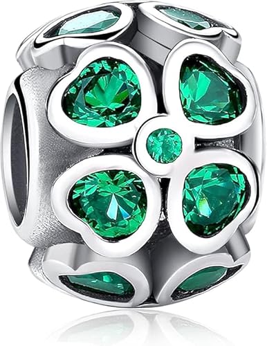 KUNVONIC Charm Anhänger Damen 925 Sterling Silber für Armband Charms Beads passend für Pandora Armband und Halskette, Kompatibel mit Europäischen Armbänder für Frauen Mädchen von KUNVONIC