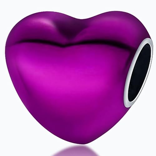 KUNVONIC Charm Anhänger Damen 925 Sterling Silber für Armband Charms Beads passend für Pandora Armband und Halskette, Kompatibel mit Europäischen Armbänder für Frauen Mädchen von KUNVONIC