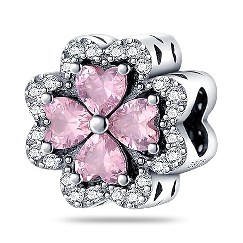 KUNVONIC Charm Anhänger Damen 925 Sterling Silber für Armband Charms Beads passend für Pandora Armband und Halskette, Kompatibel mit Europäischen Armbänder für Frauen Mädchen von KUNVONIC