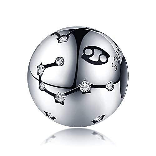 KUNVONIC Damen Charm Anhänger Sternzeichen für Armband 925 Sterling Silber 12 Sternbilder Charms Beads passend für Pandora Armband, Kompatibel mit Europäischen Armband und Halskette für Frauen Mädchen KUNVONIC Damen Charm Anhänger Sternzeichen für Armband 925 Sterling Silber 12 Sternbilder Charms Beads passend für Pandora Armband, Kompatibel mit Europäischen Armband und Halskette für Frauen Mädchen von KUNVONIC